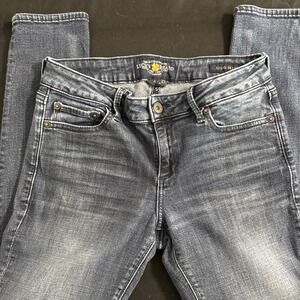 Lucky Brand Women's Ankle Jeans Size 4/27, Reggae/Lolita Skinny Fit, Blue Denim